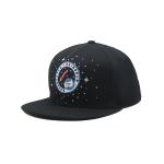 Custom Embroidery Logo Flat Brim Unstructured 6 Panel Cap Cotton Snapback Hats Unstructured Flat Brim Snapback Caps for sale