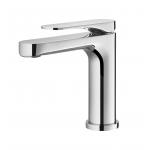 Single Hole chrome Wash basin Faucet  25mm Ceramic Cartridge  Faucet for sale