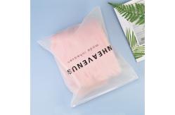 China EVA Slider Zip Lock Plastic Bags , Matte Frosted Garment Packing Bags supplier