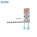 Custom Polyester Metal Dome Membrane Switch , Two Tails Tactile Metal Dome Switch for sale