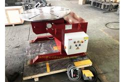 China 2T Rotory And Tiltling Welding Positioner With Foot Pedal And Hand Box supplier