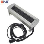 The Silver  Aluminum Alloy Electric  Desk Flip Up Hidden Socket for sale