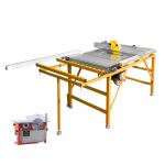 Double Blade Circular Slide Table Saw Woodworking Machinery Wood Panel 220V 2600w for sale