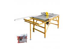China Double Blade Circular Slide Table Saw Woodworking Machinery Wood Panel 220V 2600w supplier