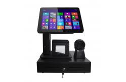 China 4GB DDR3 Mini PC Windows POS System With 15 Inch Touch Screen supplier