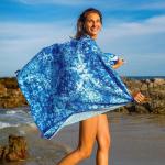 Soft Custom Beach Towel Rectangle Shape 88% Polyester And 12%  Polyamide for sale