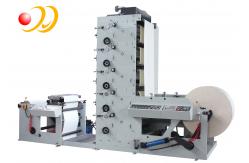 China 4 Colour Flexo Printing Machine Operator For Waste Rewinding supplier