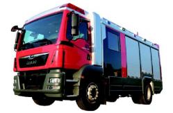 China Manual Transmission 15 Tons Water Tanker Fire Truck with Separate Crew Cabin supplier