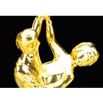 Gold Plated Plastic Trophy Cup For Olympic Games Dancing Winners