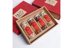China Custom Printed Logo Cardboard Food Packaging Boxes For Candy Nuts Recycled supplier