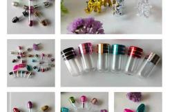China Black 2g Plastic Bottle With Metal Cap 12mm Bullet Shell supplier