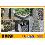 50mm X 200mm Heavy Galvanized Gabion Baskets Welded Canal Lining for sale