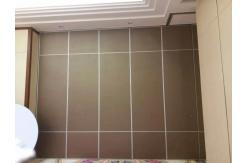 China 4m Height Acoustic Room Dividers , Aluminium Frame Retractable Operable Partition Walls supplier