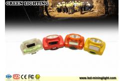 China Light Weight PC Meterial Kl2.6lm Led Mining Headlamp 6000lux With Oled Screen supplier