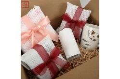 China 38CM*30M White Kraft Packaging Roll Honeycomb Paper For Wrapping supplier