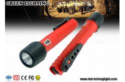 China 10W lithium ion battery explosion proof  torch , high power rechargeable LED flashlight supplier