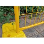 Different Plastic Feet 2.1m Tall Temporary Security Fence for sale