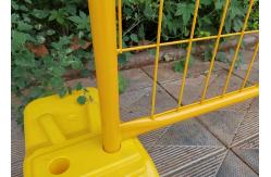China Different Plastic Feet 2.1m Tall Temporary Security Fence supplier