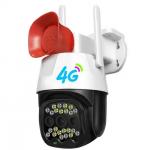 White CMOS Sensor 4g Security Camera 3MP V380 Pro Siren Surveillance Camera for sale