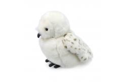 China EN71 Machine Washable Head Rotatable White Owl Plush Toy supplier