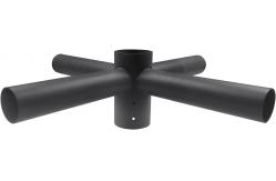 China 2.5in Horizontal Tenon Adapter 90 Degree Quad Spoke Bracket supplier