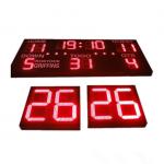 Separate Frame Football Stadium Scoreboard With Shot Clock Front Face UV Protection for sale