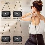 Woven Leather Replacement Purse Straps Shoulder Crossbody For Handbag Wallets
