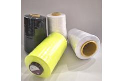 China Bright White / Black Sewing Thread , Raw White Spun Polyester Sewing Thread supplier