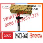 Diesel Fuel Injection Nozzle 095000-7680 Common Rail Injector 23670-0R180 For TOYOTA 1AD-FTV 2AD-FTV for sale