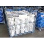 Industrial 4.0-6.0mm Wire Mesh Stackable Bins 1000kg Collapsible Wire Mesh Basket for sale