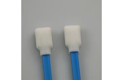 China Blue Rectangular Sponge Foam Tip Swabs For Detailing Clean 50 PCS 5'' supplier