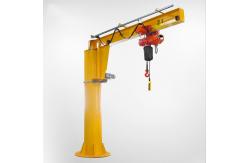 China Column Mounted Jib Rotating Crane With Electric Chain Hoist Customized Lifting Height supplier