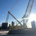 260t Used Crawler Cranes For Oil And Gas Production Good Quality for sale
