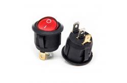 China 12V 3 Pin Car Autos Boat Round Rocker Dot LED Light Toggle Switch supplier