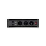 Horizontal Desk Mount Power Strip Three Ways Mounting Tabletop EU Power for sale