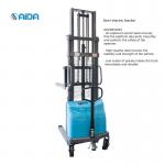 1500kg Load Capacity Semi Electric Pallet Stacker Powered by 2000 Battery Capacity for sale
