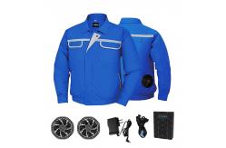 China Unisex Lightweight Air Conditioning Coat Navy Blue Customized supplier