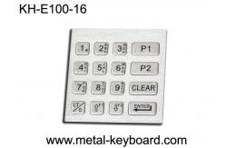China IP65 Rated Vending Machine Metal Keypad , 16 key keypad 4 x 4 supplier