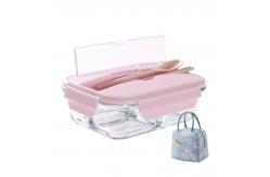 China Meal Prep BPA Free 960ml Borosilicate Glass Food Container supplier