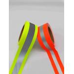 2 1 1/2 Inch Reflective Webbing With  Scotchliteh Gray Reflector Tape Hi-Viz for sale