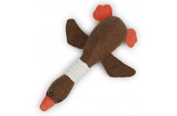 China Chew Proof Denim Linen Pet Plush Toy/pet toys supplier