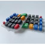 IP65 Flat Or Emboss Silicone Rubber Keypads 2.54mm Female Connector for sale