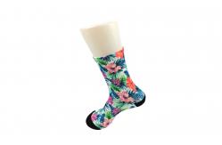China Environmental Friendly 3D Printed Socks By Breathable Anti Bacterial Material 22 - 29 Mm supplier