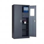 KD Two Doors Metal Wardrobe Clothes Steel Clothes Storage Cabinet for sale