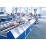 WPC Board Making Machine , PVC WPC Hollow Door Wood Plastic Extruder for sale