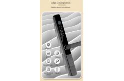 China Biometric Aluminium Front Door Locks Bluetooth Automatic Electronic Door Lock supplier
