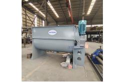 China 200 - 5000L Stainless Steel Industrial Ribbon Blender Machine For Dry Wet Material supplier