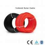High Electrical Conductivity Single Core Electrical Cable 6.0mm OD 4.0mm2 Black Or Red for sale