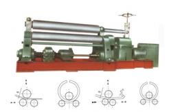 China ISO Three Roll Hydraulic Plate Roller Machine Used In Chemical Boiler Industries supplier