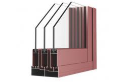 China Soundproof Double Layer Tempered Glass Aluminum Window Extrusion Profiles supplier
